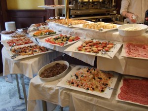 Tavola Calda -- a delicious lunchtime bargain buffet.