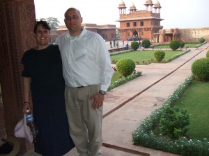 Vito and Annabella at the Fatehpur Sikri