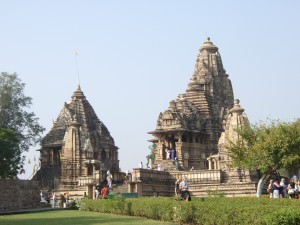The Kama Sutra Temples in Khajuraho.