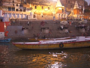 Varanasi at dawn.