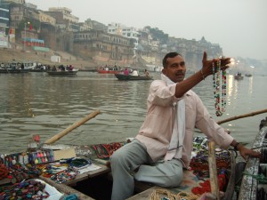Entrepreneur on the Ganges (one of many)