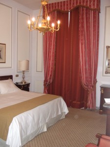 Our room in the Grand Hotel, Florence