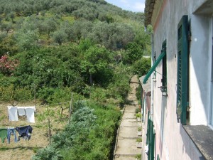 View from our balcony at the Erba Persa.