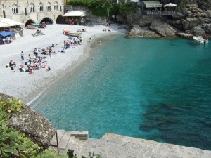 The beach at San Fruttuoso