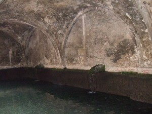 Ancient fountain near St. Catherine's.