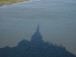 Reflection of the Mont St. Michel