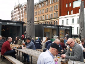 Continuing along our Shoreditch walk, we walked to Spitalfields Market (a bit overrated) and then to this new pop up mall, BoxPark. Many funky shops and eateries, though not sure how much fun it would be in the cold and/or rain.