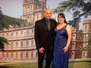 Highclere Castle in England? No, it's the WGBH Studios in Brighton for Downton Abbey night! Our local PBS station sponsors many great arts and food events at its studios, open to members and the public alike.