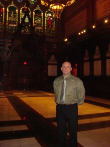 Volunteering at the WGBH Celtic Sojourn concert for St. Patrick's Day at Harvard University's Sanders Theatre, a great venue for world music and other events like the annual Christmas Revels.