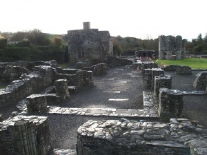 Ruins at Mellifont Abbey.