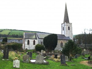 The churchyard in Glenarm, on the Causeway Coastal Route.