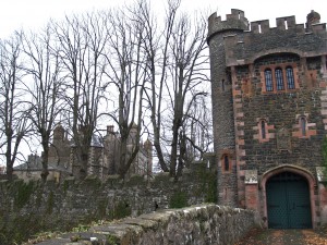 The privately owned castle in Glenarm.