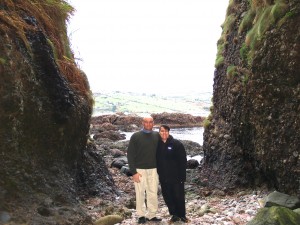 Cave on the beach at Cushendun, where Melisandra on Game of Thrones gave birth to the killer baby.