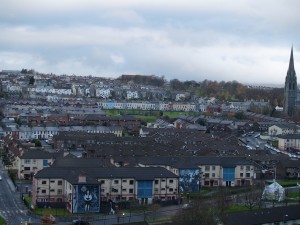 Derry/Londonderry from its walls.