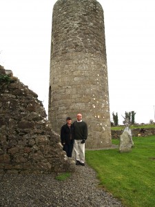 Round tower at Drumlane Abbey.