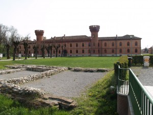 City of Bra. This is now the University of Gastronic Sciences, with Roman ruins in the foreground.