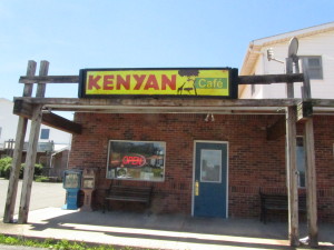 Who knew we'd find authentic Kenyan food right by our Hampton Inn? We did, because it was a top rated place on Yelp.