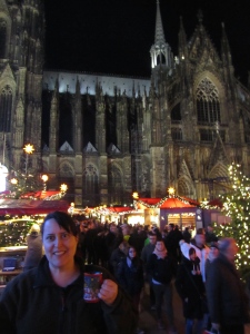 Christmas Market in the shadow of Cologne Cathedral.