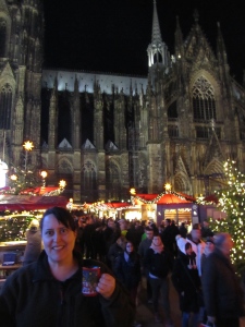 Christmas Market in the shadow of Cologne Cathedral.