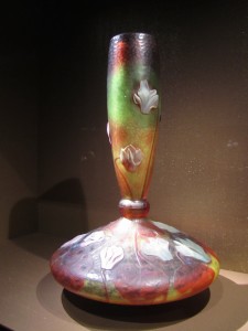 Terrific art glass collection at the Fin de Siecle Museum.